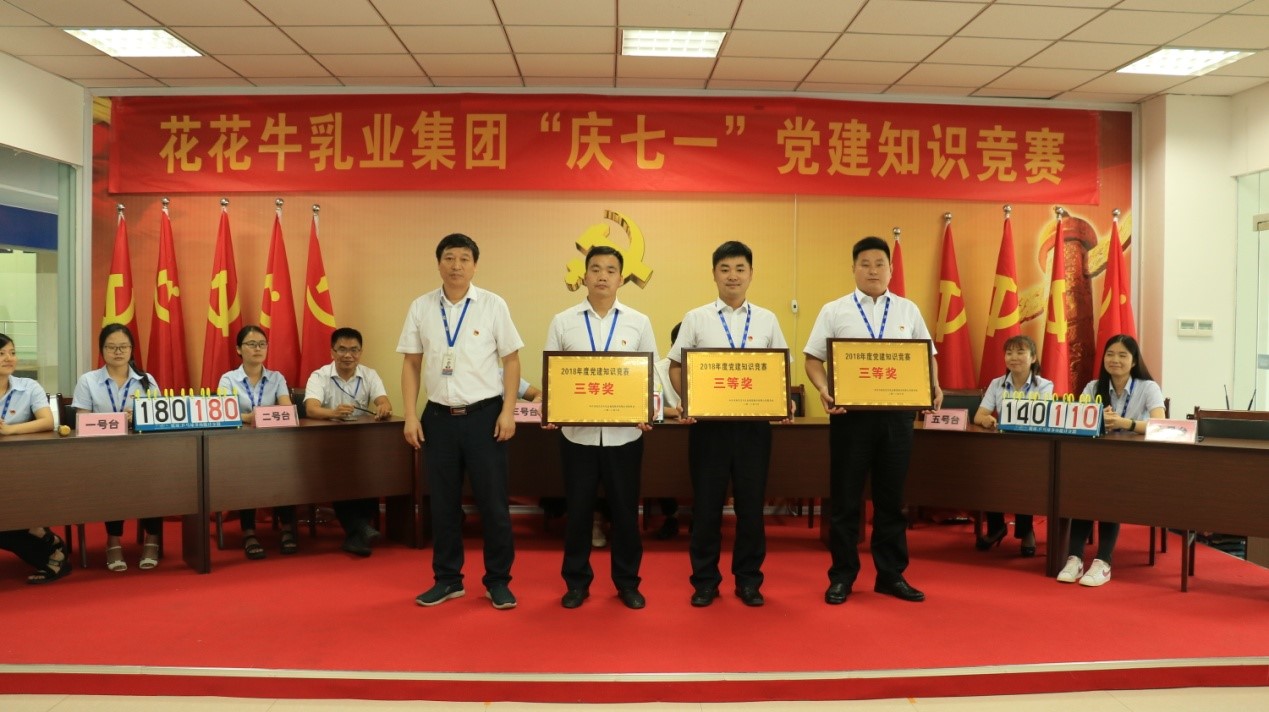 知識競賽爭先鋒 比學(xué)趕超展風(fēng)采 —— 花花牛乳業(yè)集團(tuán)黨委舉辦慶 “七一”黨建知識競賽 知識競賽爭先鋒 比學(xué)趕超展風(fēng)采 —— 花花牛乳業(yè)集團(tuán)黨委舉辦慶 “七一”黨建知識競賽